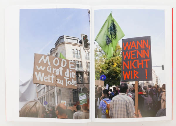 Wir sind hier, wir sind laut: Fridays for Future is a photo book by photographer Andrea Baumgartl on protest in Berlin published by Kerber Verlag, Bielefeld, Germany,2020