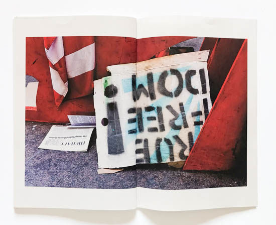 OWS - Occupy Wall Street is a photo book Robert Dunn on protest in New York U.S.A., 2011