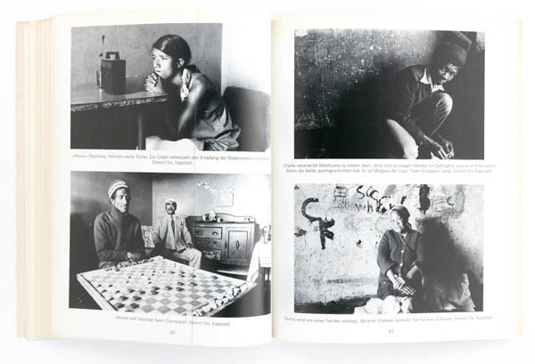 Nichts wird uns trennen : Südafrikanische Fotografen und Dichter is a photo book by various photographers on South Africa apartheid published by Bentelli Werd Werlag, Bern, Switzerland,1983