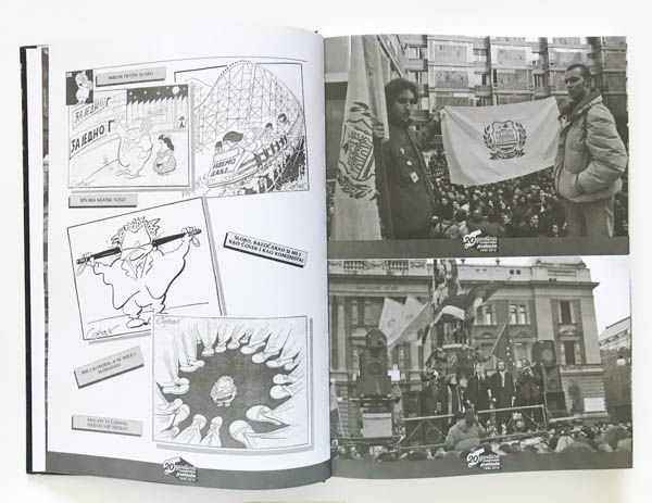 Ove noge nisu male - Almanah studentskog protesta is a photo book protest Serbia,1997-1997