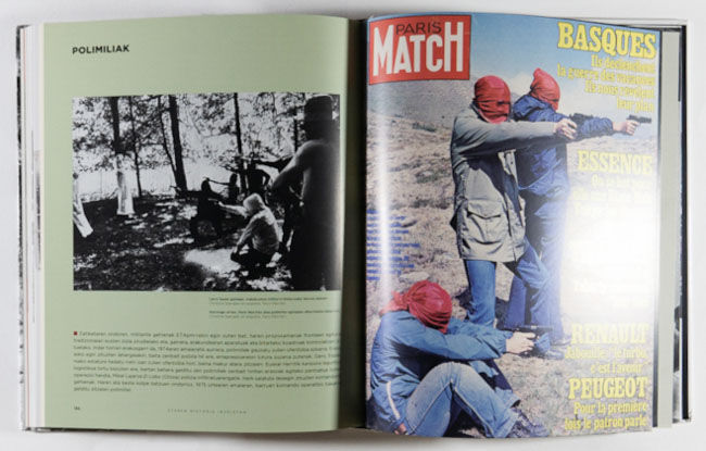 ETA, Historia Irudietan 1951-1978 is a photo book by various photographers on ETA published by Txalaparta, Nafarroa, Spain,2015