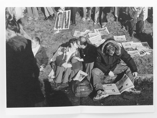 Not in our name, 2003 is a photo book by photographer Jeremy Sutton-Hibbert on Scottland protest 2003 Self Publishing, Scotland,2025