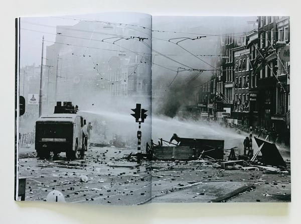KRAAKREPUBLIEK is a photo book by photographer Rogier Fokke, Bert Verhoeff on protests in The Netherlands, 1980 - 2015