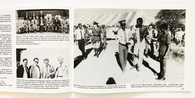 This is Namibia. A pictorial introduction Namibia International Defence & Aid Fund for Southern Africa, London, U.K.,1984