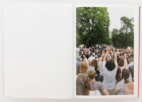 Wir sind hier, wir sind laut: Fridays for Future is a photo book by photographer Andrea Baumgartl on protest in Berlin published by Kerber Verlag, Bielefeld, Germany,2020
