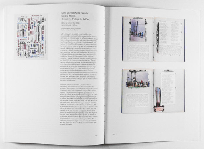 Ecos de la memoria. Volver donde nunca estuvimos 25 años de fotolibros de la Guerra Civil is a photo book by Marta Martín Núñez on Spain published by Campgràfic Editors, Barcelona,Spain,2026