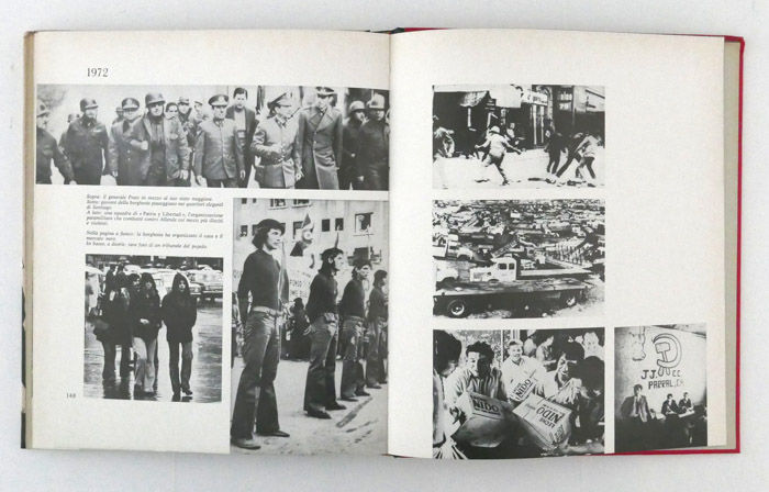 Cile: ricerca della libertà a photo book by photographer Gian Butturini on Cile conflicts published by Fratelli Fabbri Editori, Milano, Italy,1976