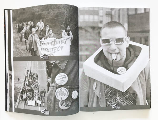 Ove noge nisu male - Almanah studentskog protesta is a photo book protest Serbia,1997-1997