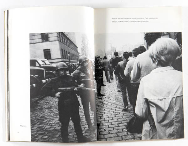 La fuite en avant de Moscou.  Invasion de la Tchécoslovaqiue en Août '68  is a photo book by various photographers on Czech revolution published by Force Ouvrière Informations, Paris, France,1972