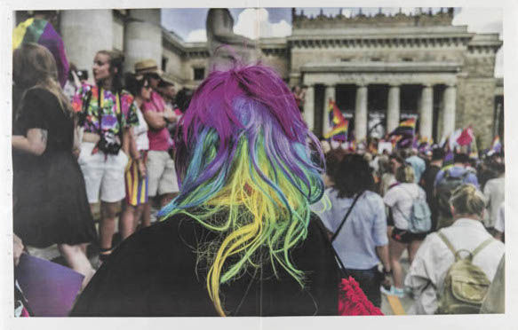 Gazeta Strajkowa #4 is a photo book by various photographers on LGBTQ+ published by The Archives of Public Protests, Warszawa, Poland,2020