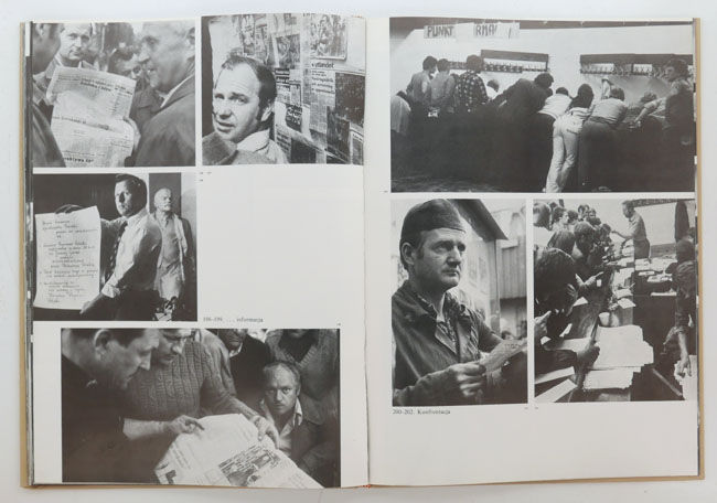 Solidarność. Sierpień 1980 is a photo book by photographers Zbigniew Trybek, Ryszard Wesołowski, Stanisław Ossowski on Poland strike published by Wydawnictwo Morskie, Gdansk, Poland,1980