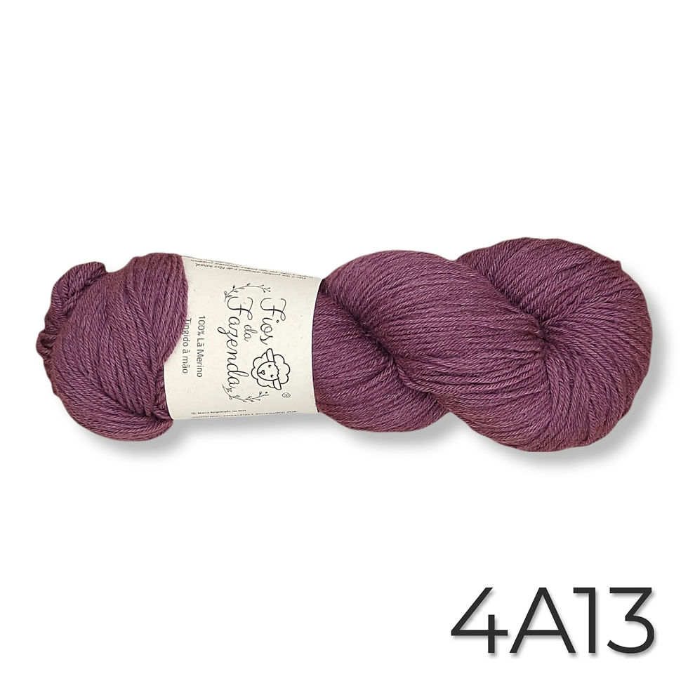 Merino Fingering 4ply #4A13 - Cochineal + Indigo