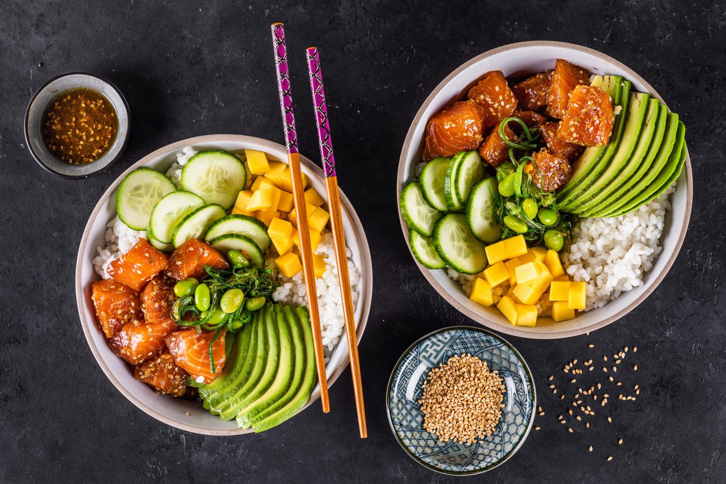 Arranged Food and Objects