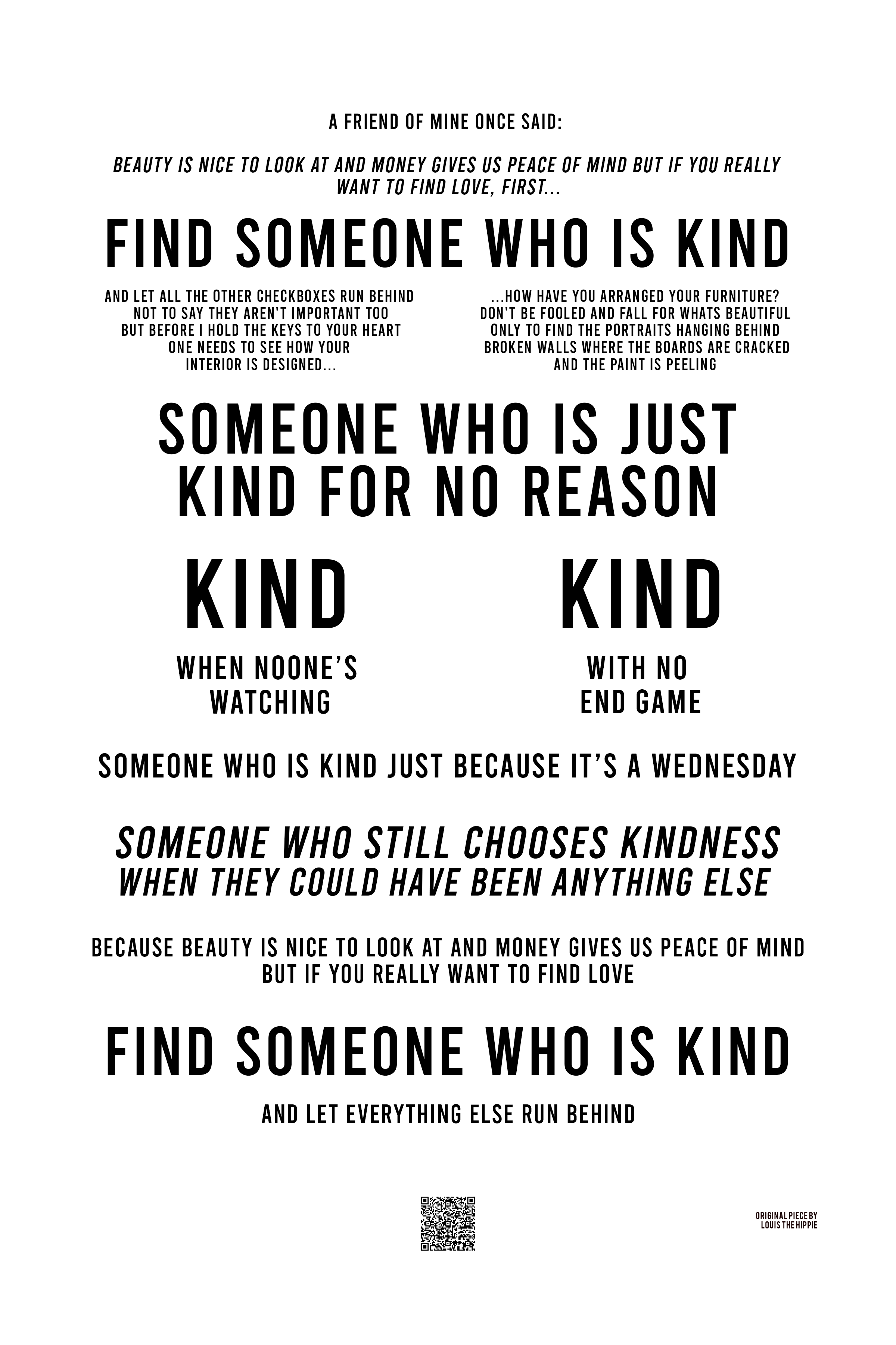 Kind Poster