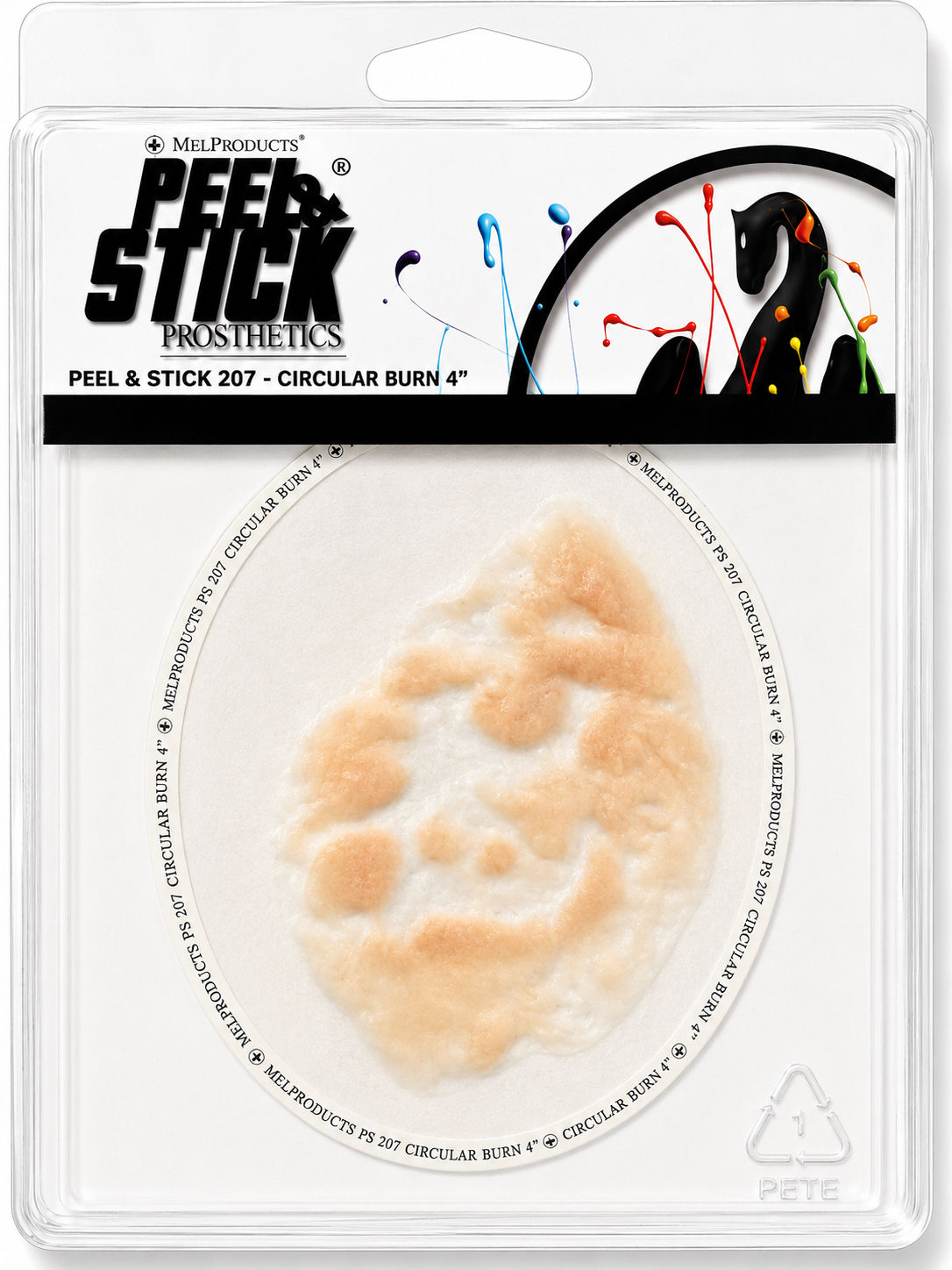 Peel&Stick Prosthetics: 207 - Circular Burn 4"