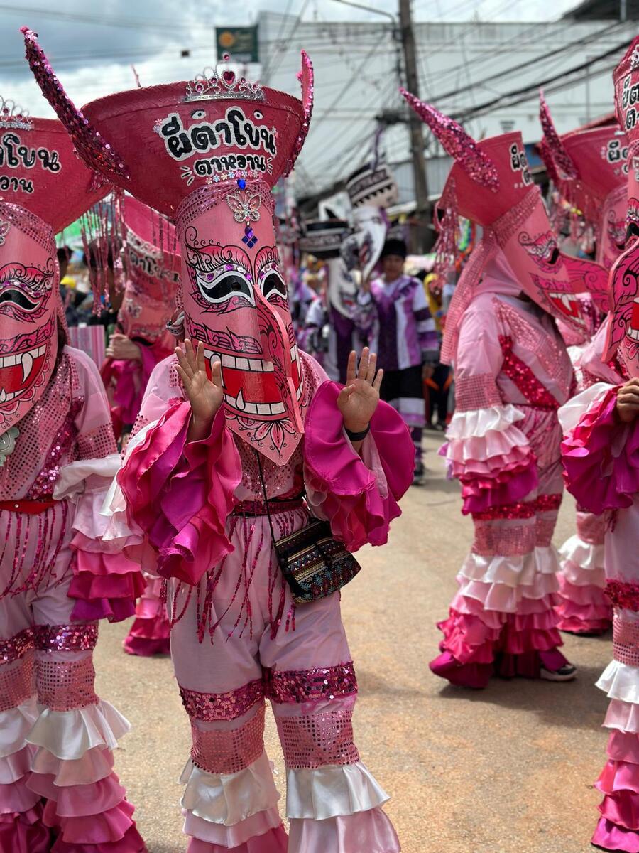 Festival de Phi Ta Khon à Loei en Isan