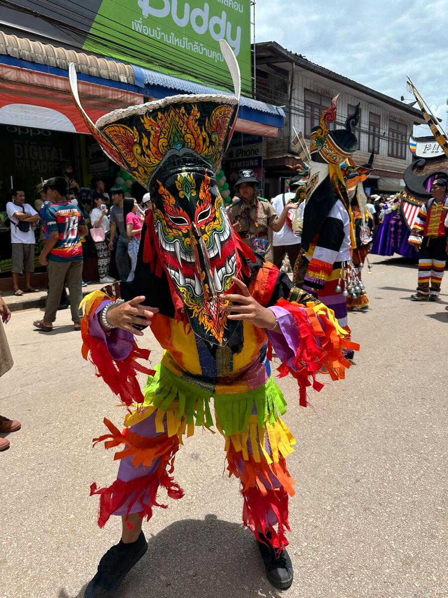 Festival de Phi Ta Khon à Loei en Isan