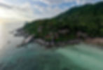 Vue tropicale de Koh Tao, île paradisiaque réputée pour le snorkeling parmi les îles de Thaïlande