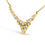 Thumbnail: 14K Yellow Gold 1/2 Cttw Diamond Scattered "V" Necklace (I-J Color, SI2-I1 Clari