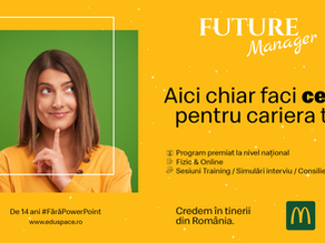 FUTURE Manager revine. A treia ediție aduce noi oportunități de leadership pentru studenții și tinerii la început de carieră