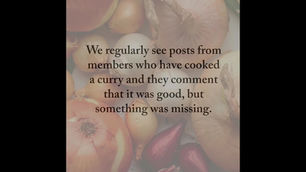 The Secret of a Proper Curry! By Dave Watson