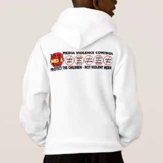 Hoodie Media Violence Control EngBk $40.10