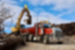 Dump truck and Excavator owned by Everett Lynn Enterprise