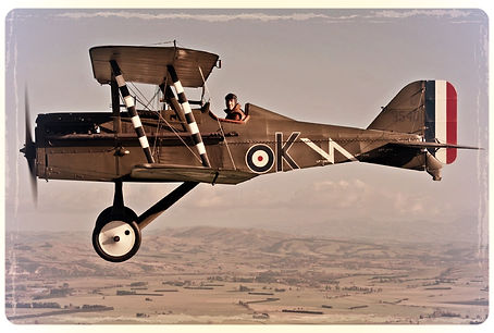 Dave Monds in an SE5a