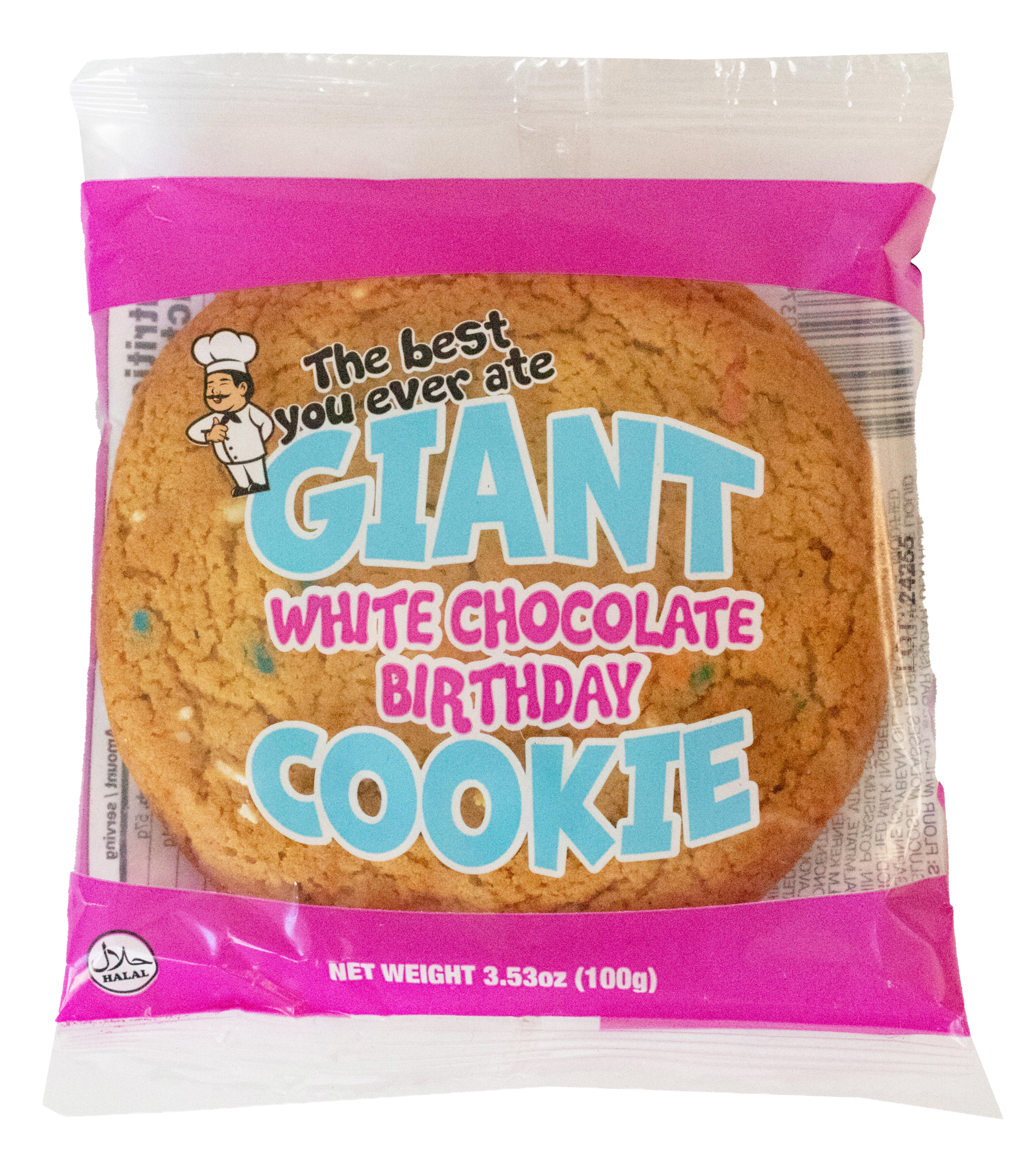 Giant White Chocolate Birthday Cookie
