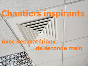 Chantiers avec des matériaux de seconde vie - France