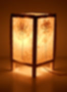 Queen Anne's lace lamp