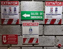 Venta de rotulación de seguridad