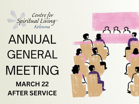 Beloved Community Announcement — Annual General Meeting March 22, 2026