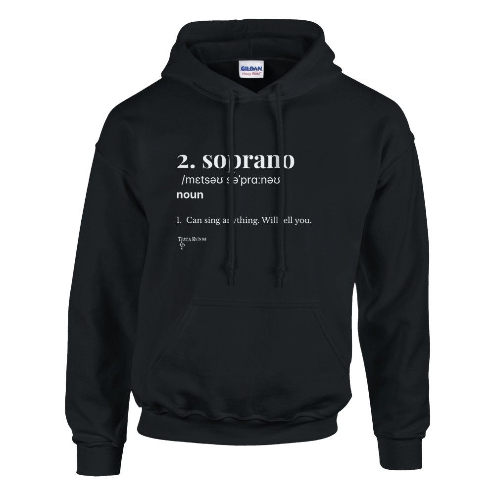 "2 Soprano" Pullover Hoodie
