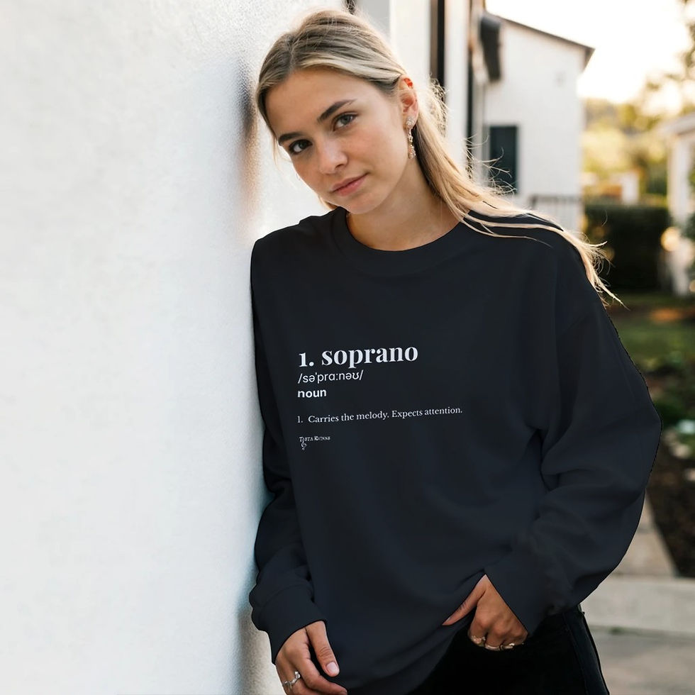 Miniatyrbilde: "1 Soprano" Crewneck Sweatshirt