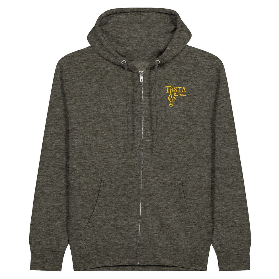 Thumbnail: Gold "I Don't Always Sing"  (Norwegian) Zip-up Hoodie