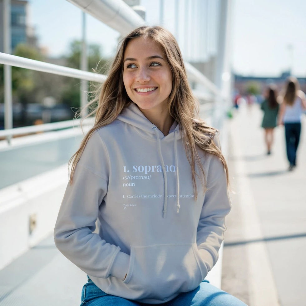 Miniatyrbilde: "1 Soprano" Pullover Hoodie