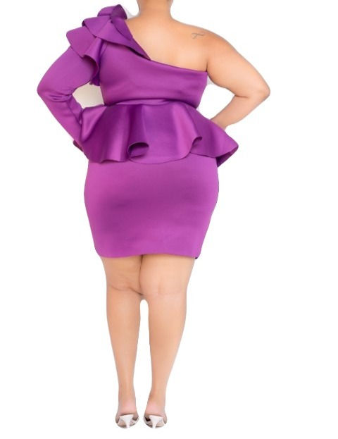 Thumbnail: One Shoulder Ruffle Dress
