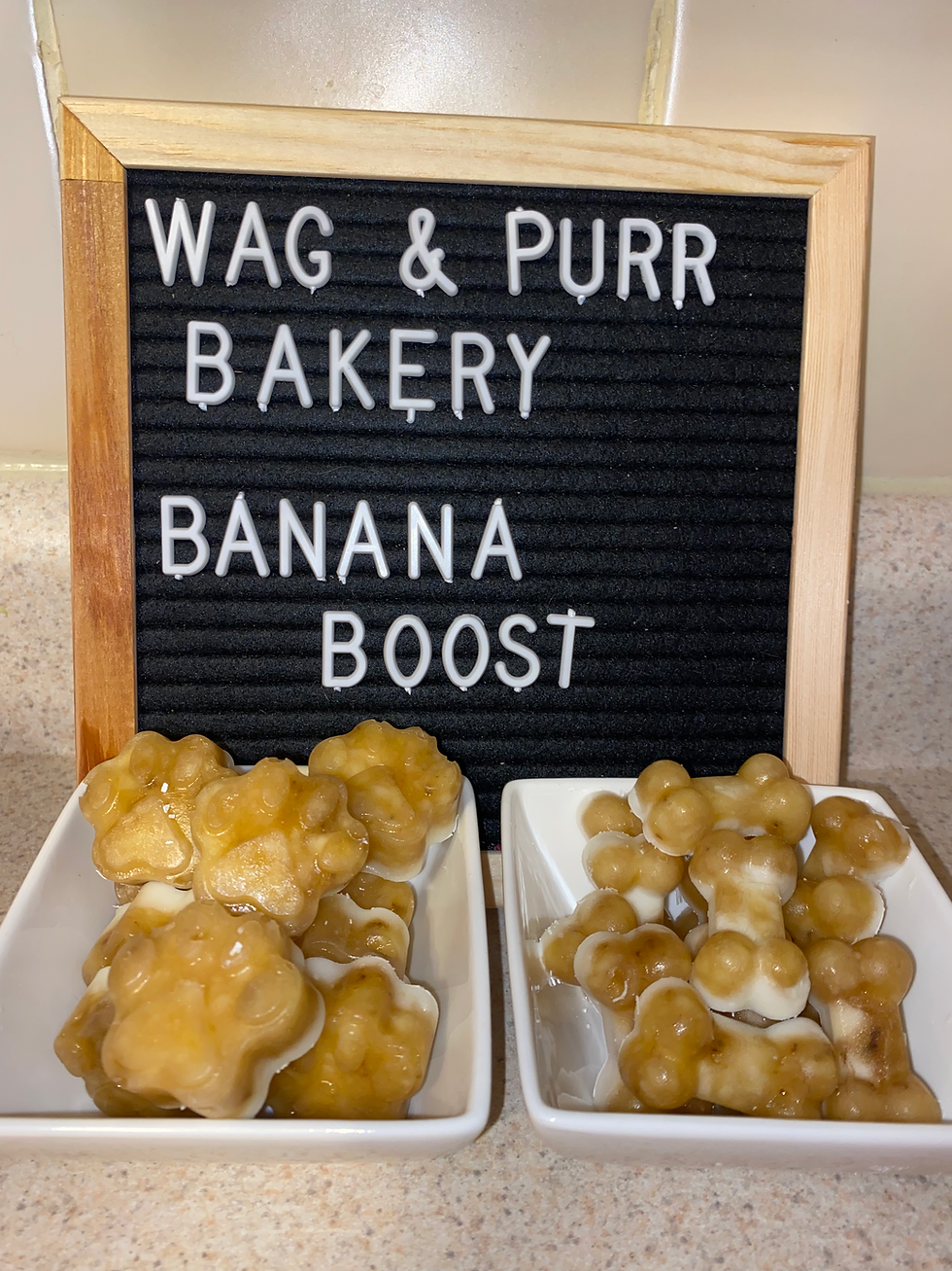 Banana Boost Frozen Paws
