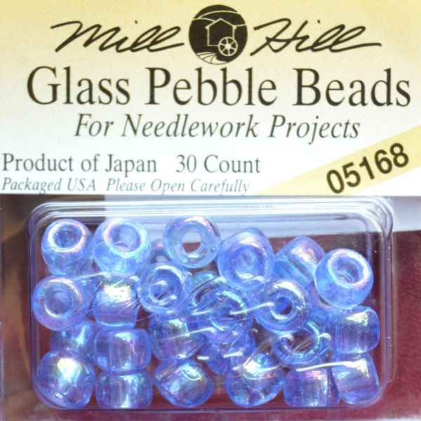 Thumbnail: Mill Hill Glass Pebble Beads - Size 5.5mm