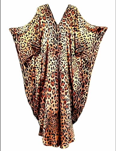 leopard print kaftan