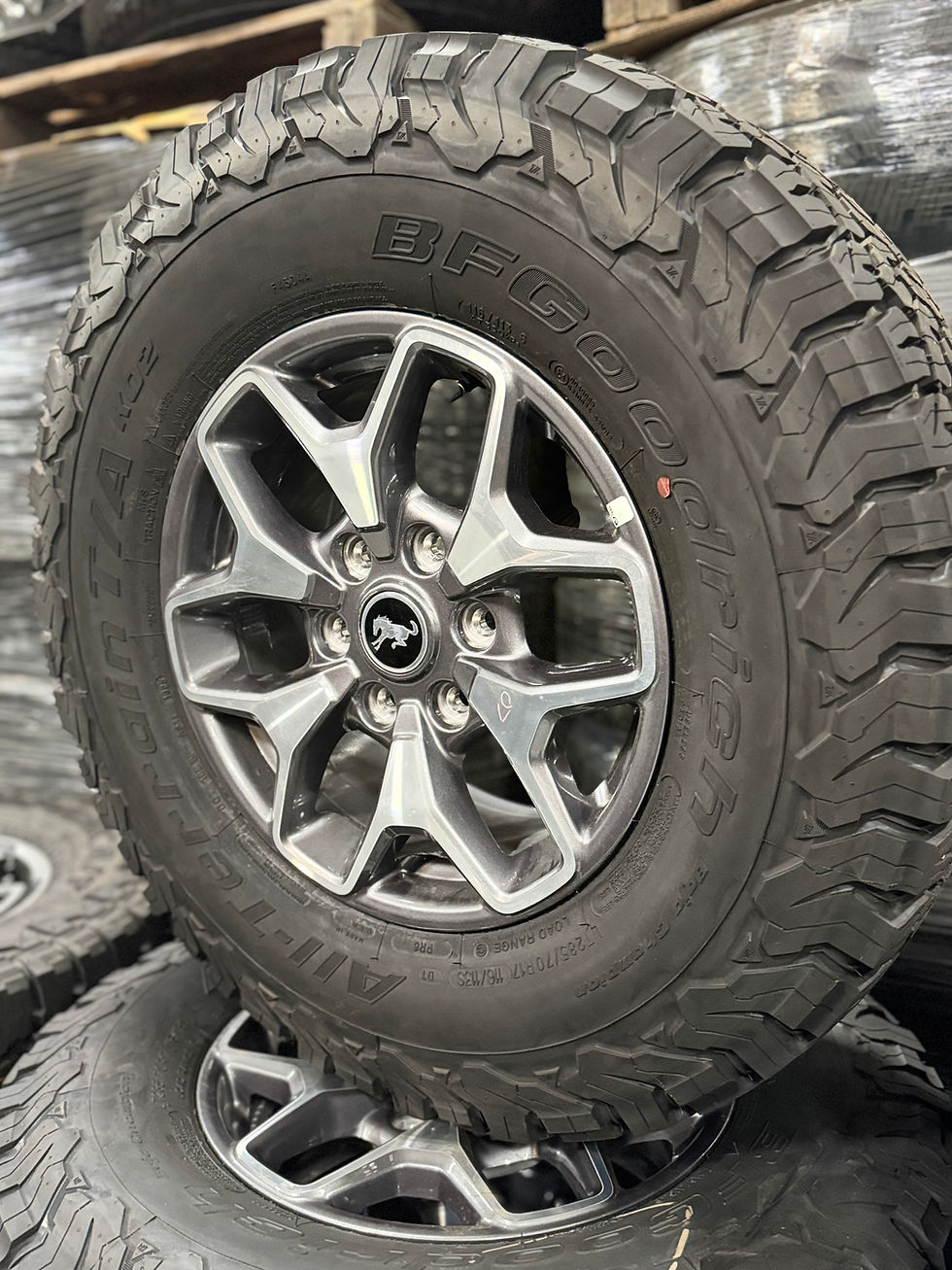Thumbnail: Set of 5 Ford Bronco Badlands Wheels w/ 33" BFG K02