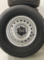 Ford Bronco Base model set of 5 Steel Wheels w/Bridgestone Dueler HT Tires