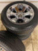 Thumbnail:  Chrome 20" GMC / Chevy Wheels w/ Bridgetsone Tires
