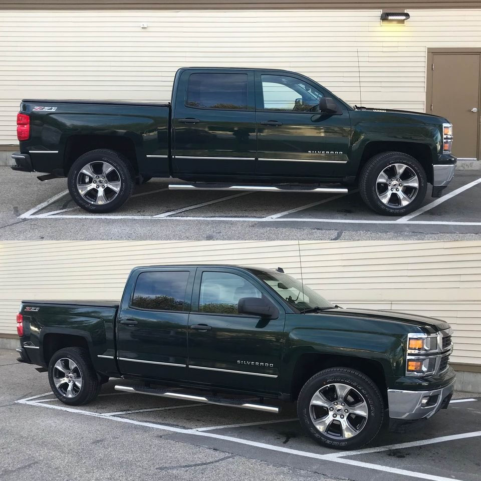 Thumbnail: 20" Chevy / GMC Polished Auminum & Gray Wheels w/ Bridgestone Tires