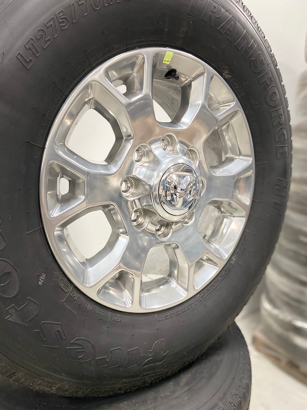 Thumbnail: RAM 2500 / 3500 18" Polished Aluminum w/ Firestone Transforce HT