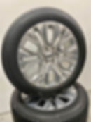Thumbnail: OEM 22" Chevy / GMC Polished Aluminum Wheels w/ Bridgestone Tires