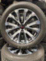Thumbnail: High Country 22” Machined Aluminum & Gray Wheels w/Bridgestone Alenza AS02 Tires