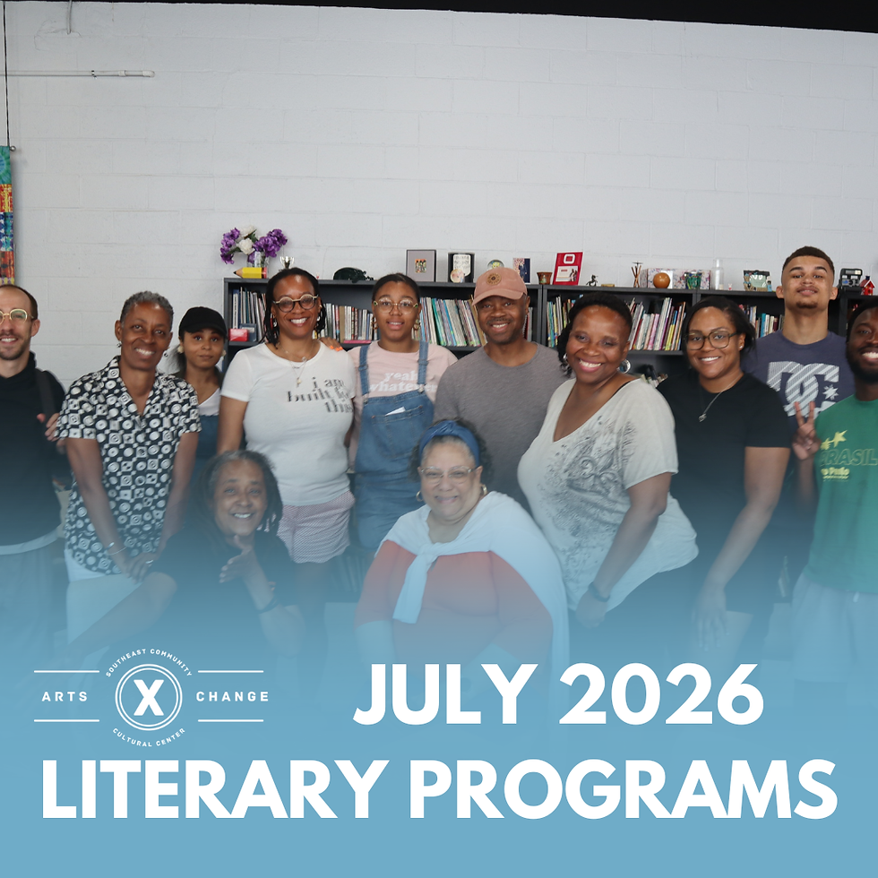 July 2026 - ArtsXchange Literary Programs