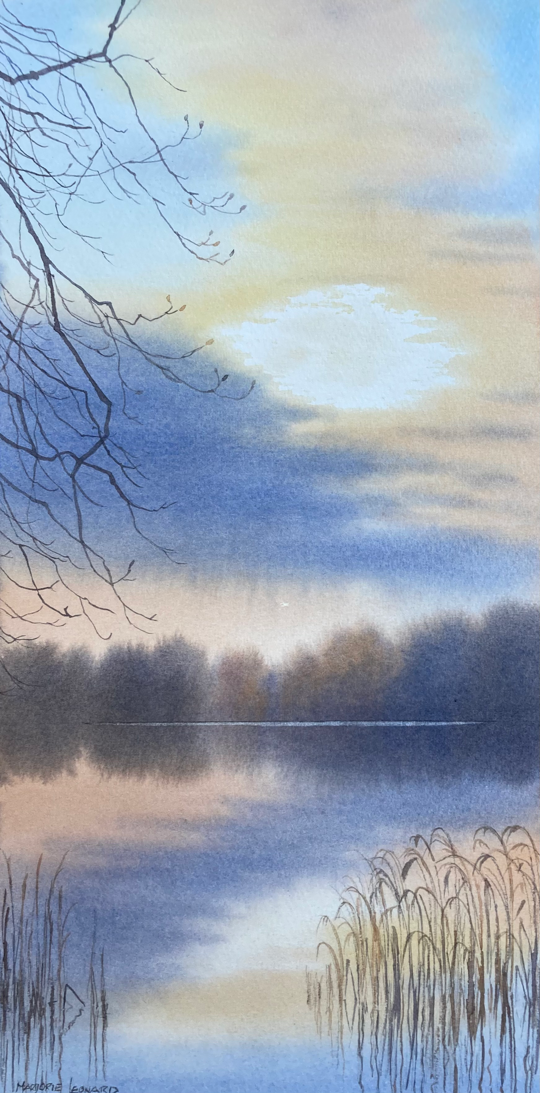 Quiet loughshore reflection, Fermanagh 